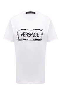 Хлопковая футболка Versace