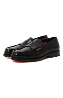 Кожаные лоферы Santoni