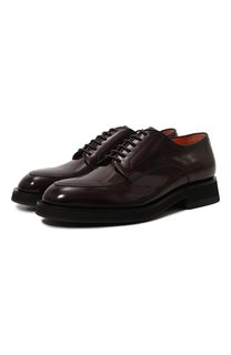 Кожаные дерби Santoni