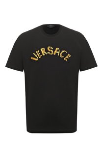 Хлопковая футболка Versace