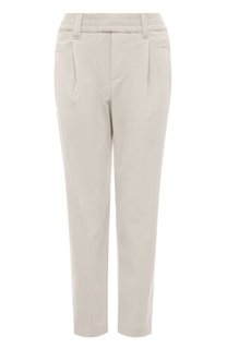 Хлопковые брюки Brunello Cucinelli