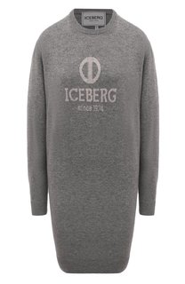 Платье из шерсти и кашемира Iceberg