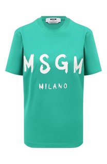Хлопковая футболка MSGM