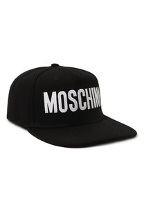 Хлопковая бейсболка Moschino