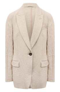 Льняной жакет Brunello Cucinelli