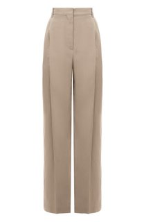 Брюки из вискозы и льна Brunello Cucinelli