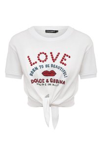 Хлопковая футболка Dolce & Gabbana