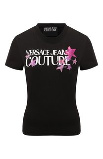 Хлопковая футболка Versace Jeans Couture