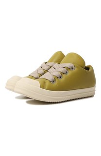 Кожаные кеды Luxor Jumbo Padded Low Rick Owens