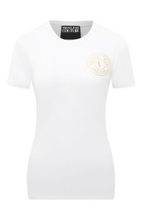 Хлопковая футболка Versace Jeans Couture