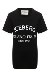 Хлопковая футболка Iceberg