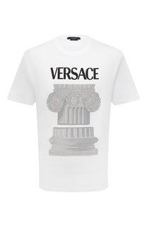 Хлопковая футболка Versace