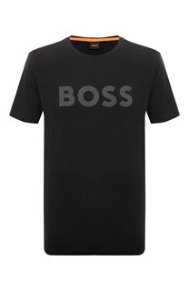 Хлопковая футболка BOSS Orange