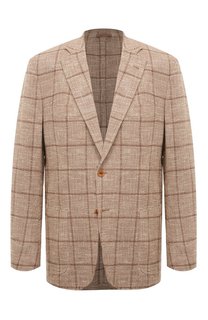 Пиджак из шерсти и шелка Sartorio