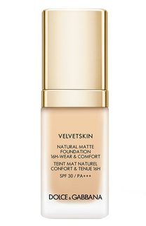 Матирующее тональное средство-флюид Velvetskin, оттенок Porcelain100 (30ml) Dolce & Gabbana