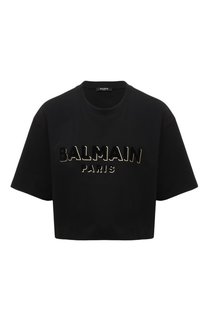 Хлопковая футболка Balmain