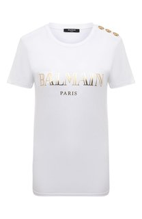 Хлопковая футболка Balmain