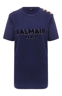 Хлопковая футболка Balmain