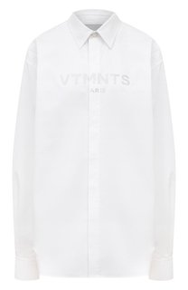Хлопковая рубашка VTMNTS