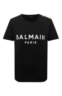 Хлопковая футболка Balmain