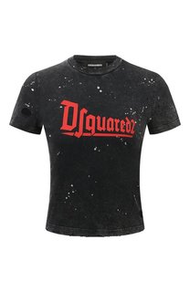 Хлопковая футболка Dsquared2