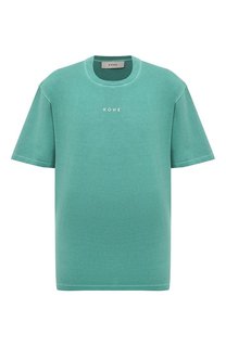 Хлопковая футболка Rohe