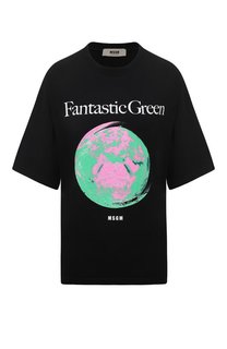 Хлопковая футболка MSGM