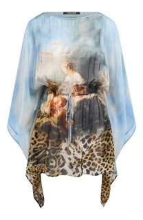 Шелковое платье Roberto Cavalli