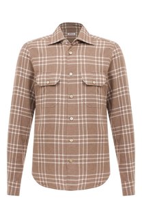 Хлопковая рубашка Kiton