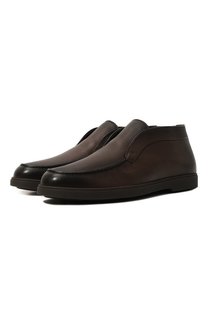 Кожаные ботинки Santoni