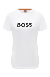 Хлопковая футболка BOSS