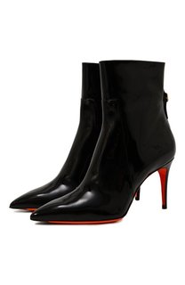 Кожаные ботильоны Santoni