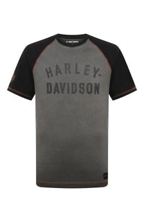 Хлопковая футболка Harley-Davidson