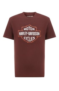 Хлопковая футболка Harley-Davidson