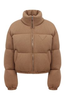 Пуховик из шерсти и кашемира Prada