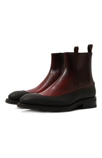 Кожаные челси Santoni