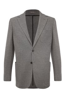 Пиджак из хлопка и шерсти Canali