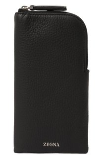 Кожаный чехол для очков Ermenegildo Zegna
