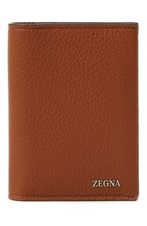 Кожаная обложка для паспорта Ermenegildo Zegna