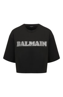 Хлопковая футболка Balmain