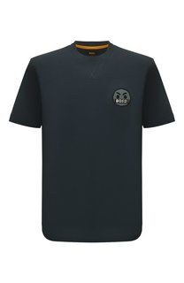 Хлопковая футболка BOSS