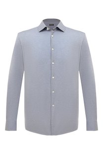 Хлопковая рубашка Ermenegildo Zegna