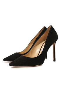 Замшевые туфли Romy 100 Jimmy Choo