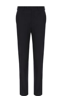 Шерстяные брюки прямого кроя Kiton