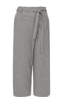 Укороченные кашемировые брюки с поясом Loro Piana