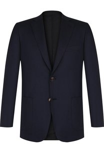 Однобортный шерстяной пиджак Brioni