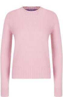 Однотонный пуловер из смеси шерсти и кашемира Ralph Lauren