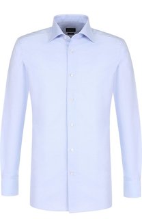 Хлопковая сорочка кент Ermenegildo Zegna