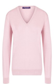 Кашемировый пуловер с V-образным вырезом Ralph Lauren