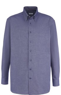 Хлопковая сорочка с воротником кент Zilli